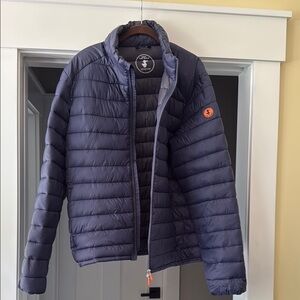 SAVE THE DUCK Navy Puffer Jacket